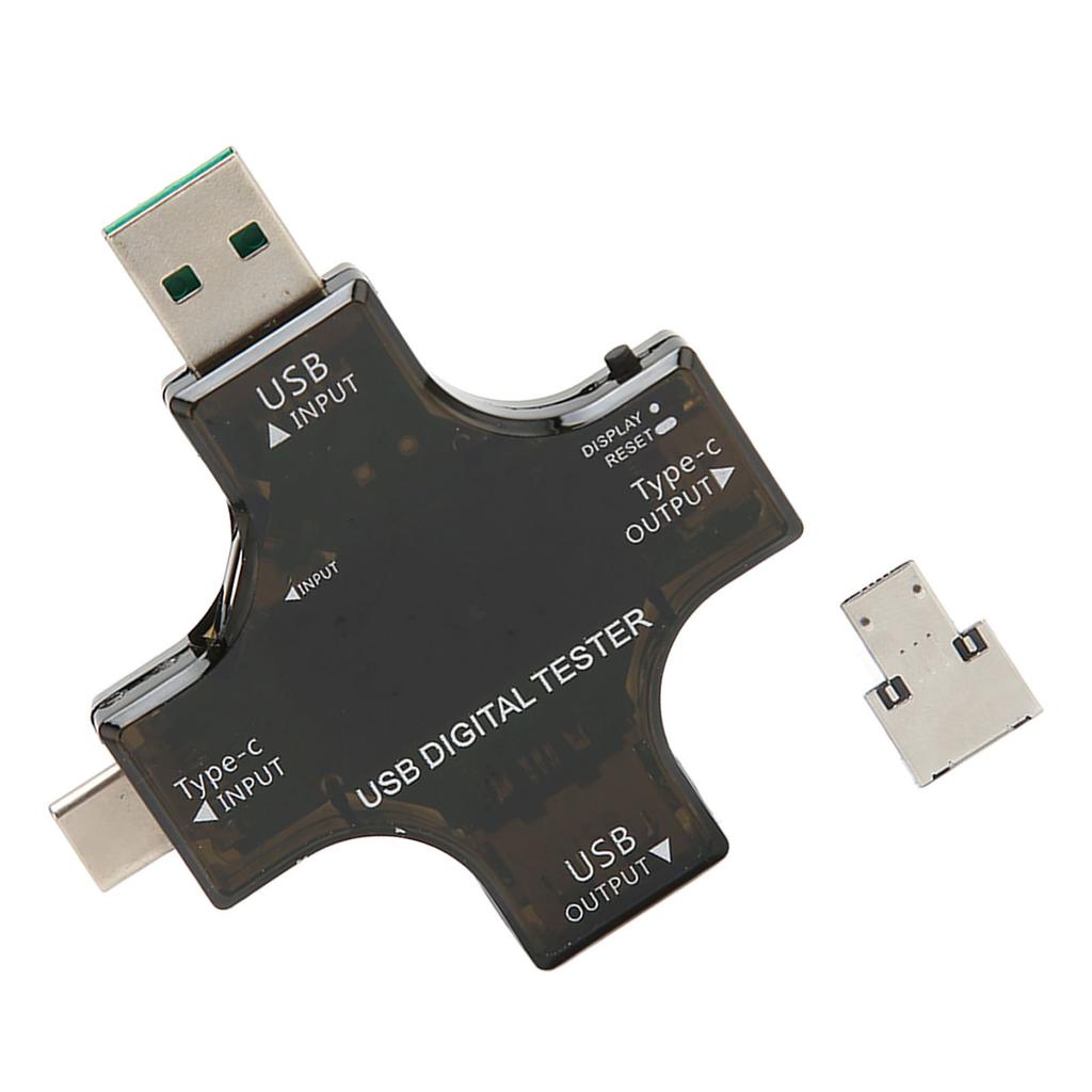 USB C Voltage Current Tester LCD Display High Accuracy USB Type C Micro USB Colored Tester 3.6‑32V