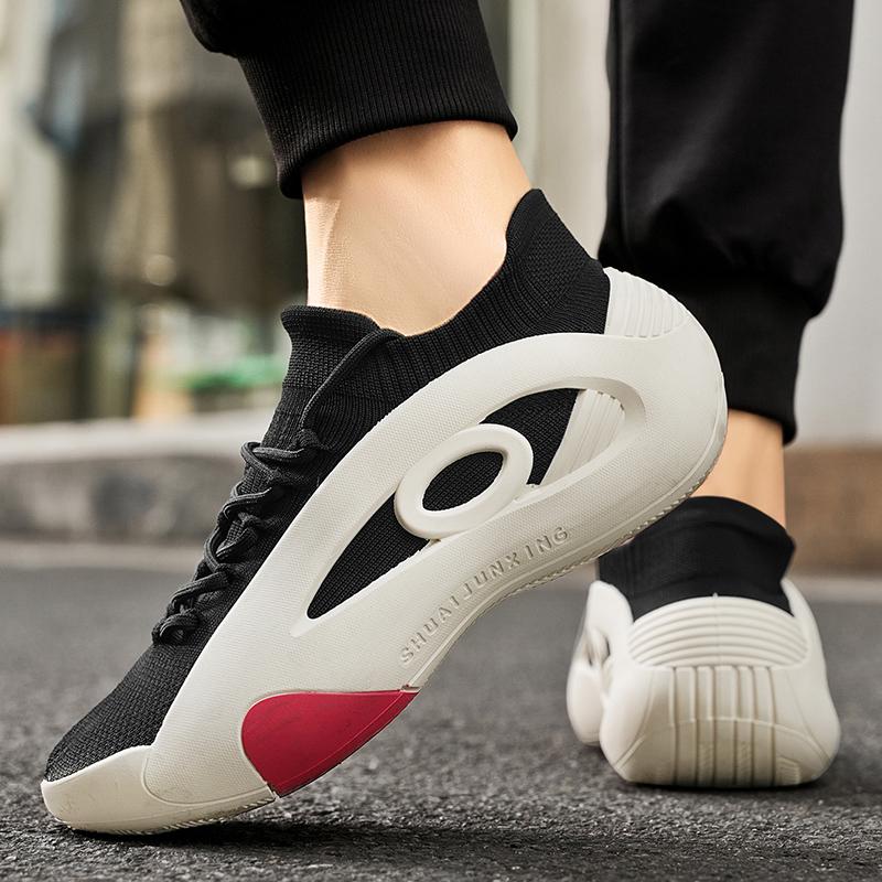 2025 Designer Running Shoes Men Socks Sneakers Thick Sole Fashion Casual Sneaker Man Lightweight Breathable Men's Trainers