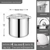 GOWKE 304 Stainless Steel Stock Pot