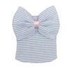 Bowknot Baby Striped Cap Knitted Hat Soft Cute Caps Keep Warm Fashion Gifts