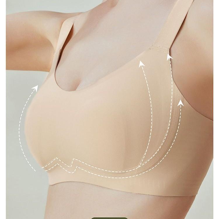 Traceless, light and comfortable, anti-sagging, pull rabbit ear cup, soft support on the side, breathable bra