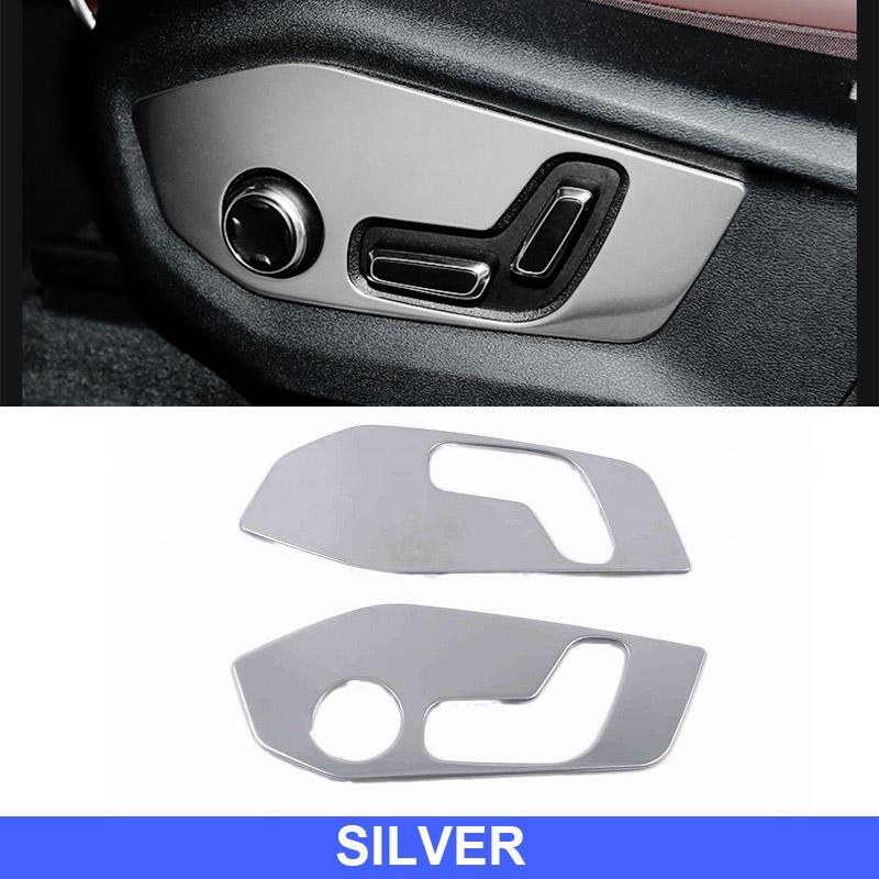 Seat Adjustment Button Cover Panel Stainless Steel Trim For Geely MONJARO KX11 Manjaro 2024 Interior Moulding Accessories