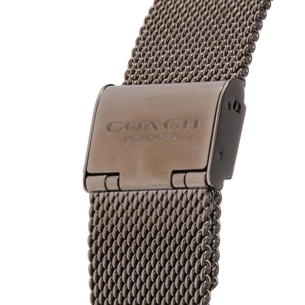 Watch ELLIOT Stainless Steel Mineral Glass Quartz Daily Waterproof 14504210 Black [Coach] Women's [Item]