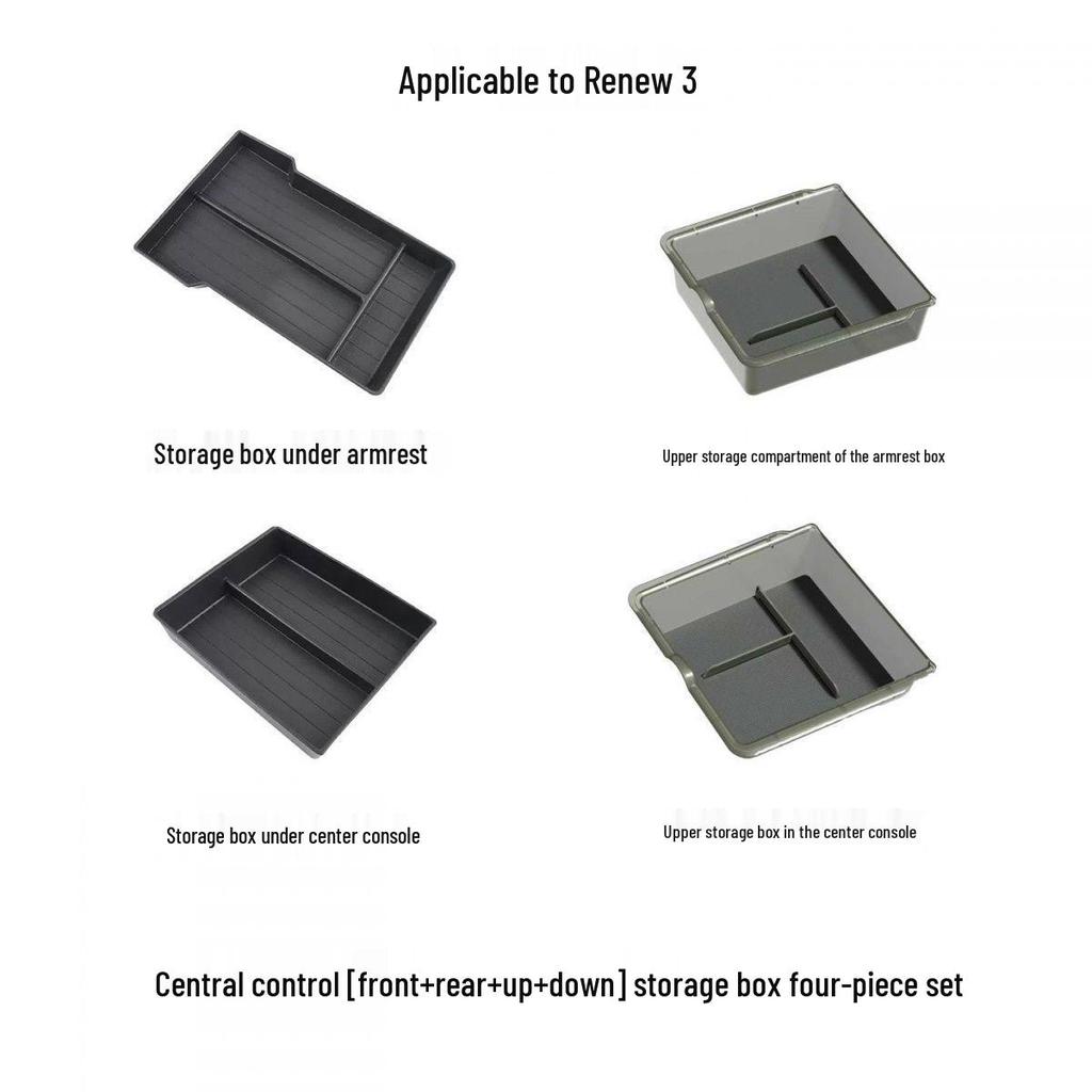 Tesla Model Y/3/YL Armrest Storage Organizer for Updated Center Console