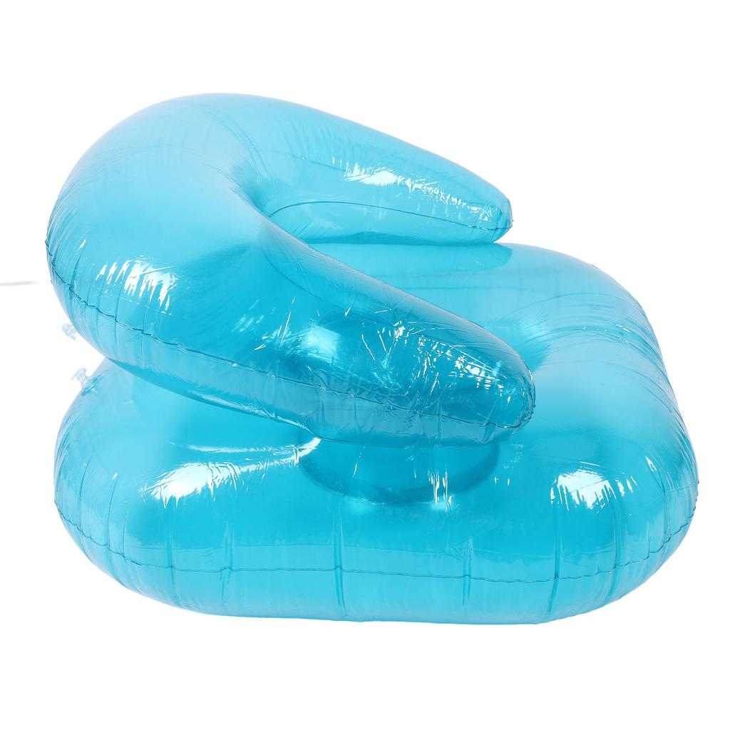 Inflatable   Sofa - Portable PVC Transparent Sofa St,Ergonomic Blow Up Ch , Inflatable Couch for Indoor Bedroom Balcony Outdoor Garden Pool Relaxa