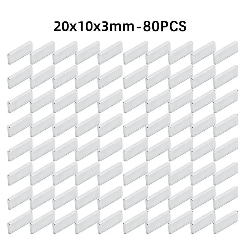 10x5x3 15x5x3 20x10x3mm 200PCS Block Rectangular Neodymium Magnets  Strip Magnet Strong