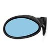 Pair California Classic Style Door Wing Blue Side Mirror Hot Rod Rat Rod Muscle Car Universal Vintage Black
