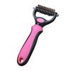 Dropshipping Double Sided Stainless Steel Pet Dog Dematting Deshedding Brush Hair Removal Remover Comb