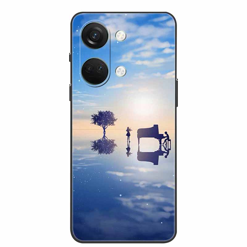 For One Plus Nord3 5G Case Silicone Painted Soft Protective Covers for OnePlus Nord 3 5G Phone Cases 1+ Nord3 TPU Coques Marble