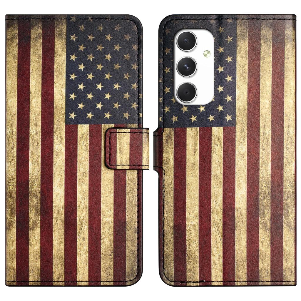 For Samsung Galaxy A16 5G/A16 4G Case Pattern Print PU Leather Wallet Phone Cover