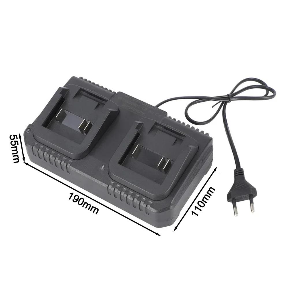 Dual Charger for 21V For BL1830 BL1815 BL1840 Batteries with Dual Ports Fast Charging for Power Tool Batteries Compatible