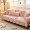 Living Room Anti-slip Couch Sofa Cover  Autumn Nordic Stripe Woolen Sofa Cushion Cover Slipcover Funda