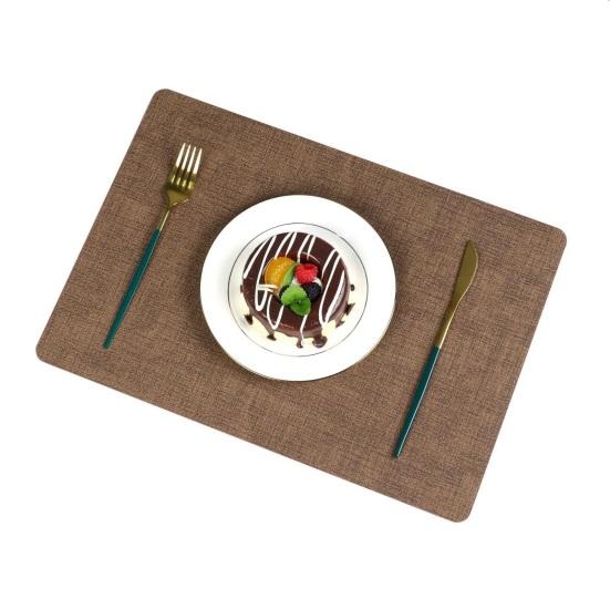 Non-Slip Placemat Heat Resistant Dining Table Mat for Plates Bowls Cups Teapots Reusable Washable Coaster for Kitchen Outdoor Use