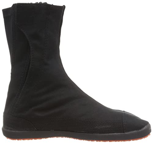 Japanische Saisou Tabi-Trainingsschuhe mit Verschluss (Schwarz, 27 cm)