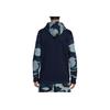 Adidas Originals Camo Print Patchwork Hooded Sweatshirt Men Tops Blue DV2064