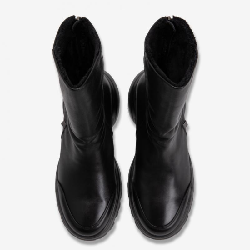 Young Age Women S Comfort Half bootS Black
