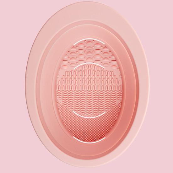 Yousheng Brush Cleaner Professional Reused Multifunctional Wide Application Leak-Proof Cosmetics Tool Portable Makeup Brush Cleaner Bowl for Travel