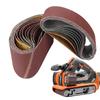 10pcs 75x533mm Sanding Belts Abrasive Bands for 3x21'' Sanders Belt Sander Abrasive Tools Woodworking Metal Polishing