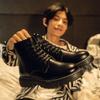 Neue schwarze Stiefel Herren Koreanische Version Mode Student Allround Mid-Top Stiefel Herren Wasserdichte High-Top Lederschuhe Herren