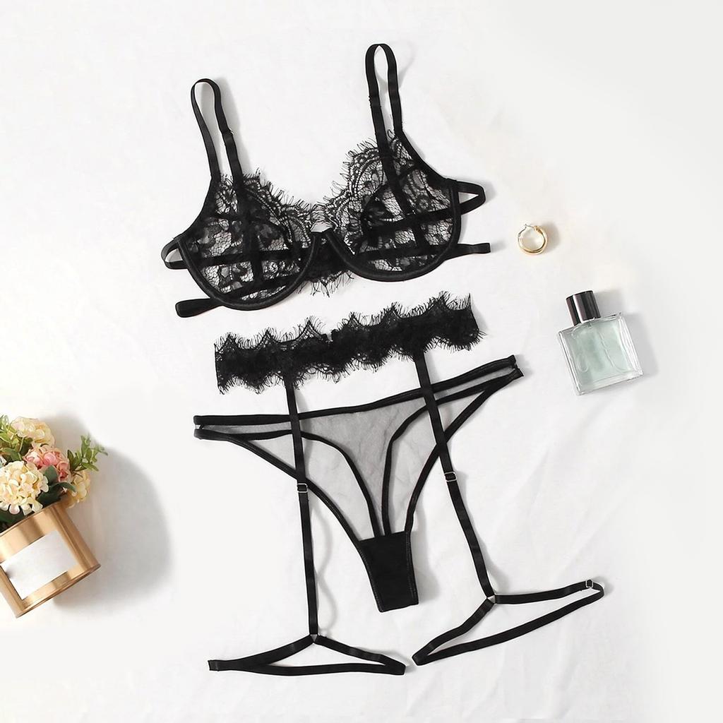 New Sexy Fashion Lace Lingerie Underwear Sleepwear G-string Pajamas Garter