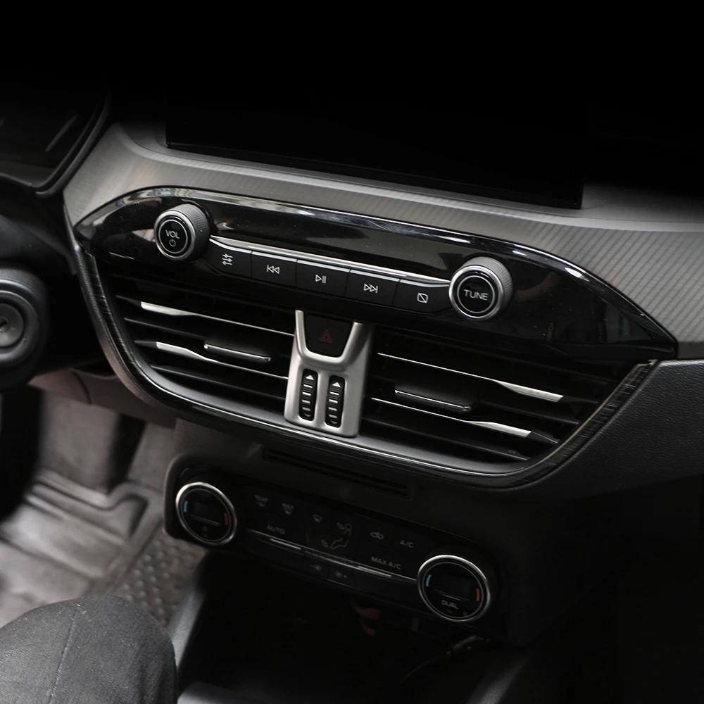 For Ford Focus 4 MK4 2019 - 2025 Air Conditioning AC Vent Outlet Adjustment Panel Trim Cover Strip Sticker Interior Accessories