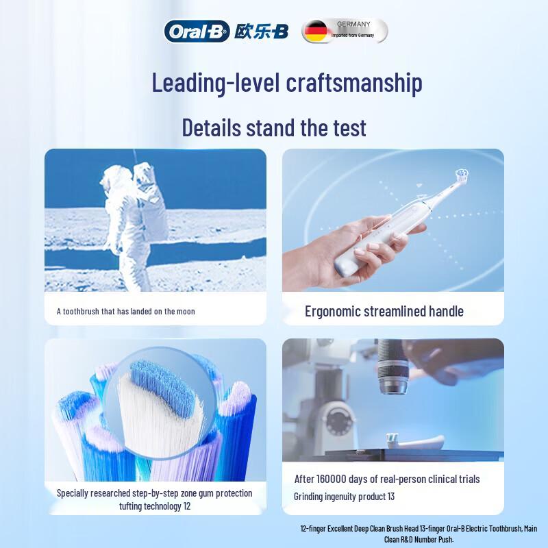 Oral-B iO Series 4 Smart Electric Toothbrush CN plug (adapter included)