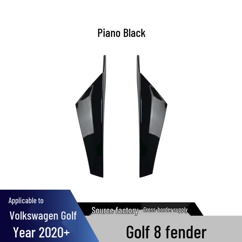 Volkswagen Golf Standard Edition Full Body Kit: Front Lip, Louvers, Side Skirt, Rear Lip, Rear Spoiler.