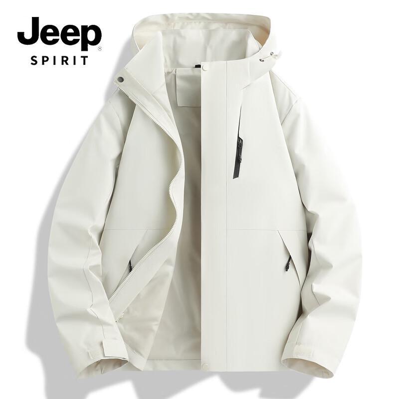 JEEP SPIRIT Men's FKS689 3-Proof Autumn Jacket
