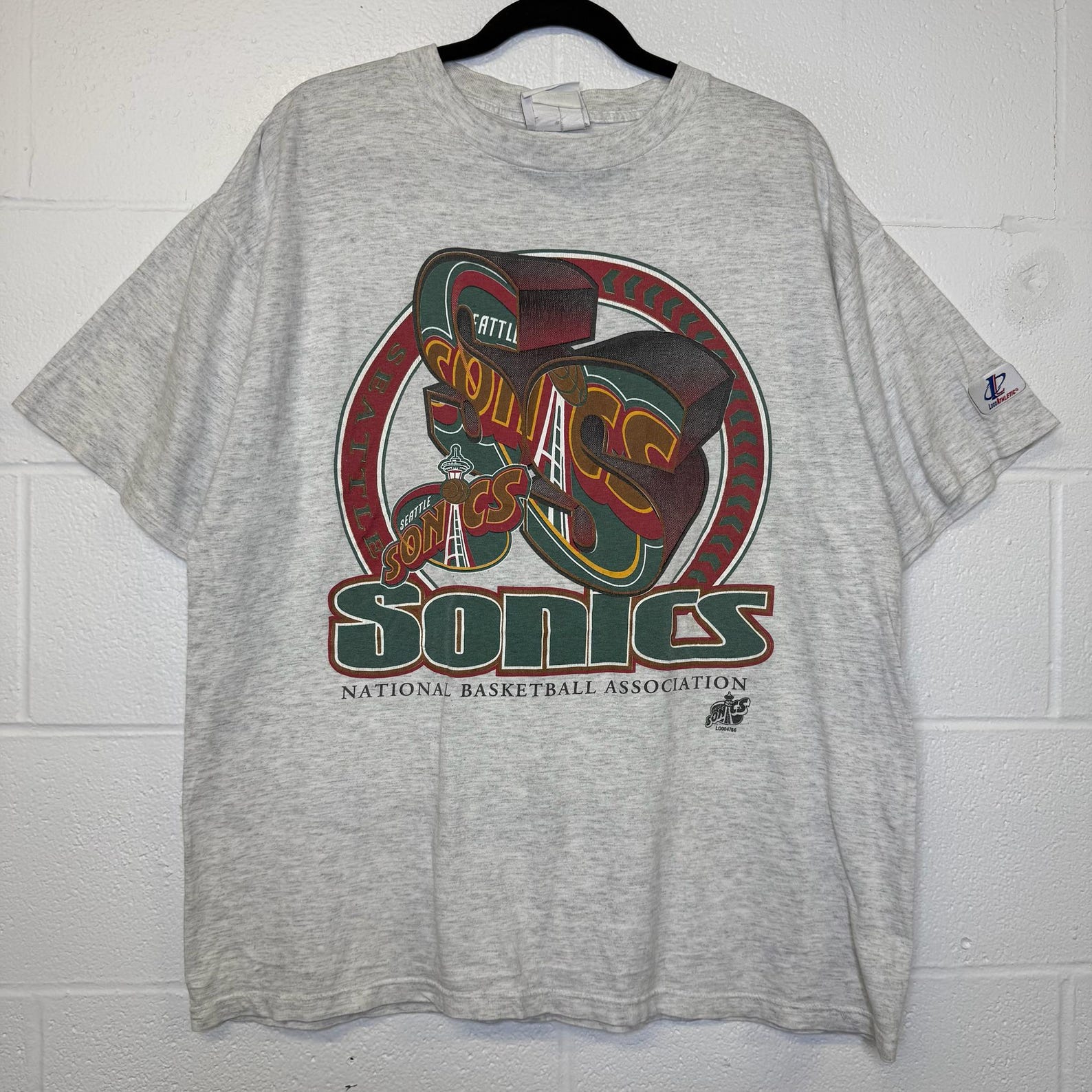 90s Seattle Supersonics NBA Logo Athletics B2852 S