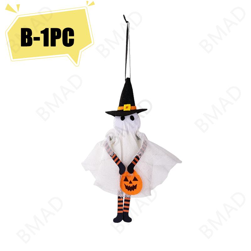 Halloween Hanging Pendant Decor Pumpkin Black Cat Ghost Skull Ornament for Party Day of the Dead Halloween Decoration for Home