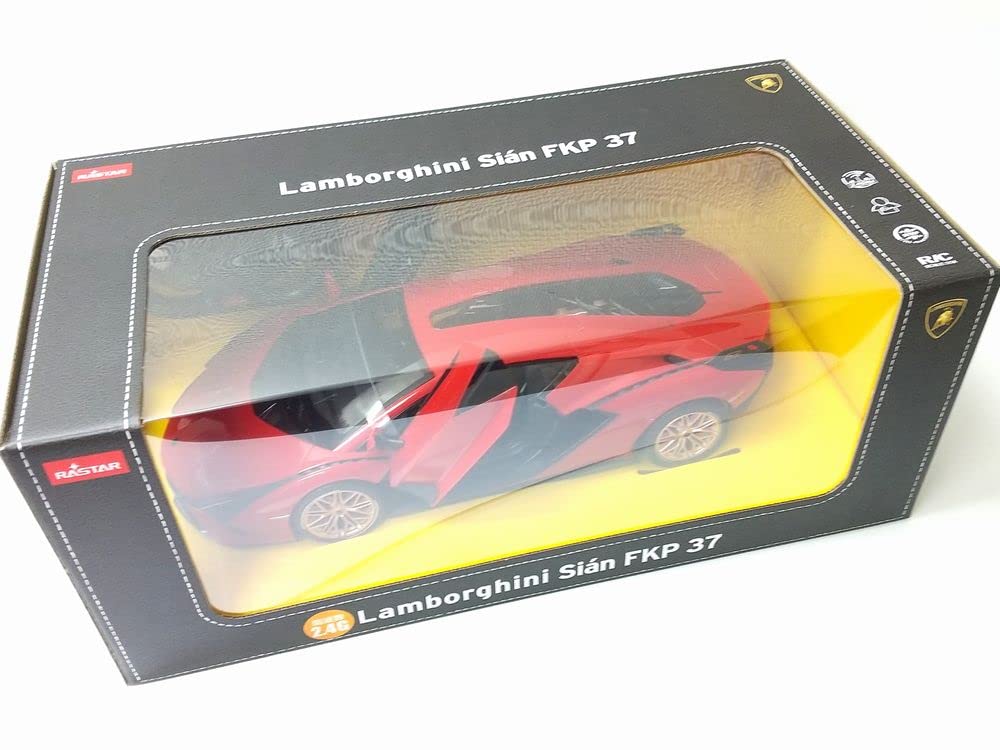 Lamborghini FKP37 Radio Control Car RC Up to 5 cars can run simultaneously RASTAR Red Sián 1/14 2.4Ghz