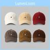 Casual Cotton Baseball Cap With Wide Brim And Letter Embroidery For Men And Women