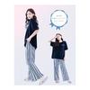 [MiniZaru] Room Wear, Women's Pajamas, Top and Bottom Set, Short Sleeve, Spring, Autumn, Modal