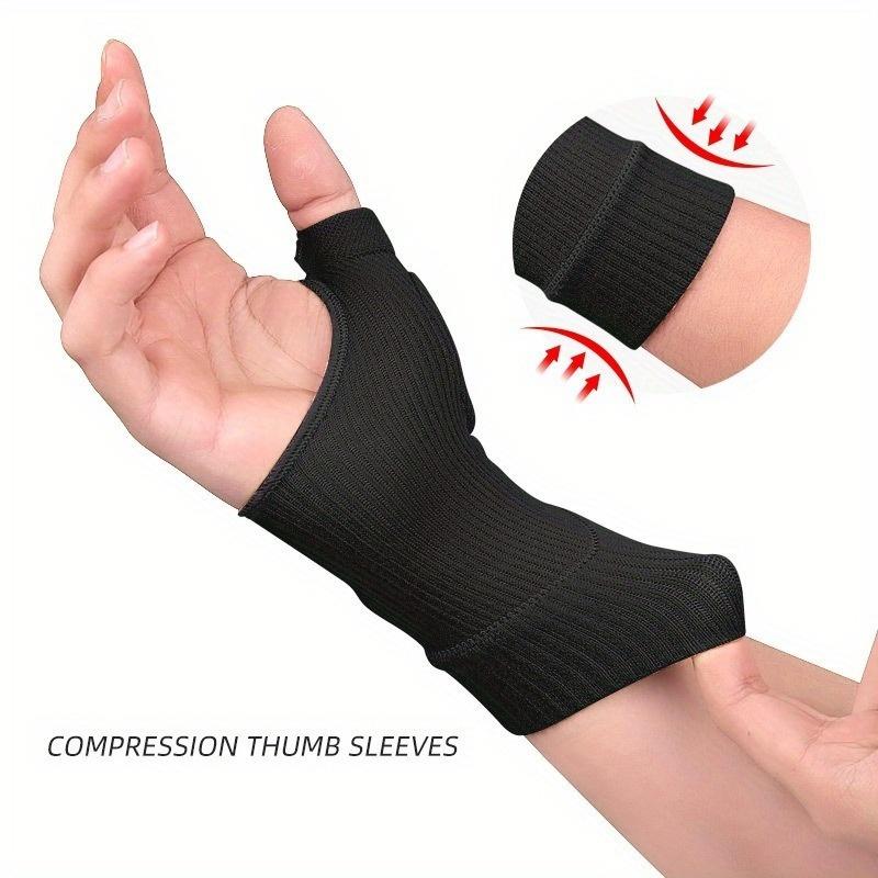 S Elastic Wrist Protection Knitted Gloves Thumb Tendon Sheath Protection Gloves Wrist Protection Gloves Protective Equipment Wrist Protection Cover