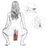 Double Dildos Female Masturbation Double Penetration Both Vagina and Anus Big Penis with Suction Cup Sex Toy Strap On Two Dildo