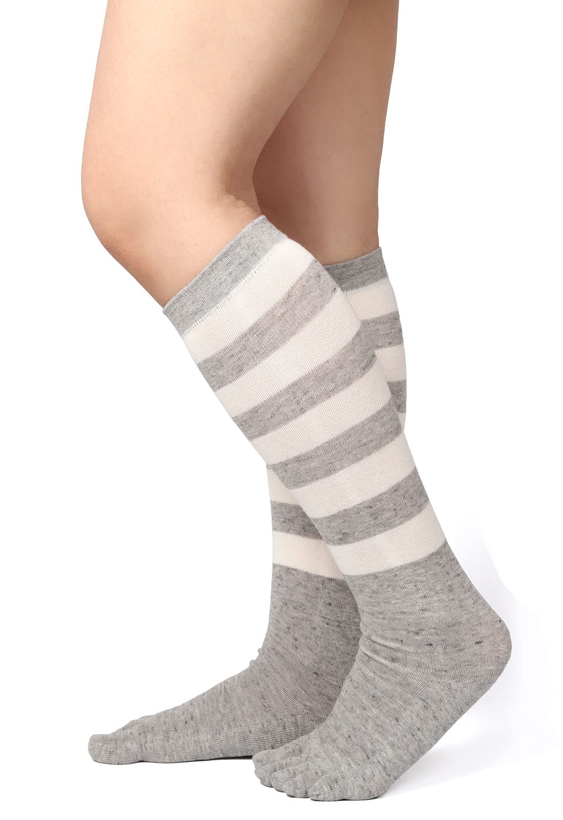 

Sumiyarn 5 Finger High Below Cold Sensitive to Gray x [SUMIyarn] Носки, Носки, До Колена, Край, Однотонные, Теплые, Согревающие, Защита, Холод, Унисекс, Хлопок,