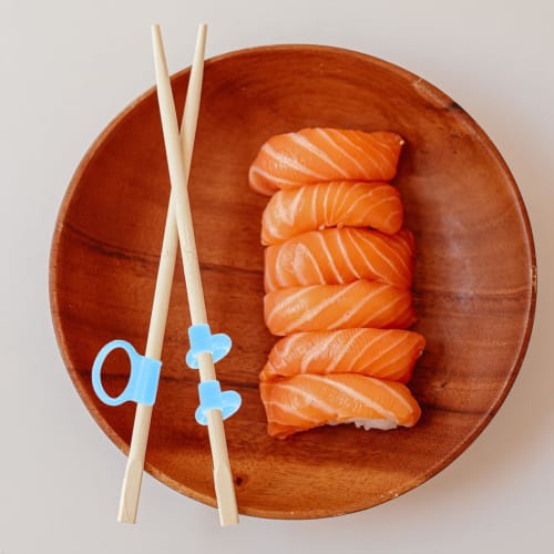 Cabilock 18Pcs Learning Chopsticks with Non-Slip Silicone Rings Training Chopsticks Helper