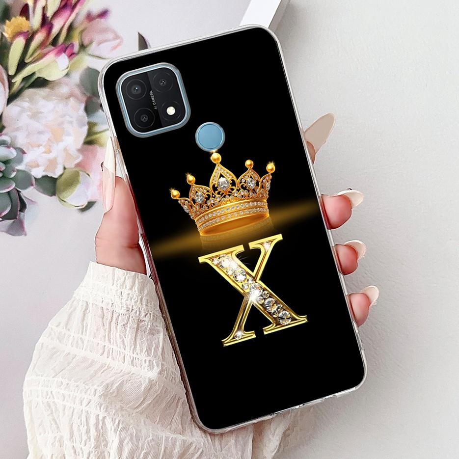For Oppo A15 Case CPH2185 Stylish Letters Cover Clear Silicone Phone Case For Oppo A15s A 15 OppoA15 OppoA15s Soft Fundas Bumper