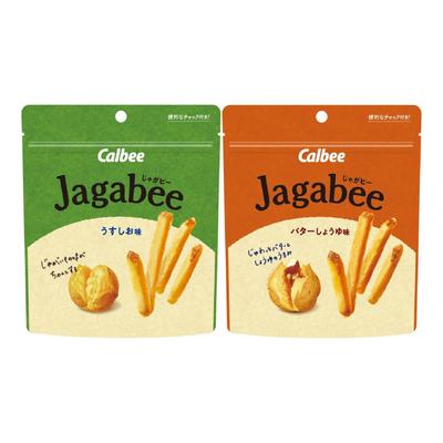 Calbee Jagabee 2 Types Assorted Total 12 Bags