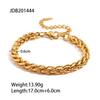 Stainless Steel Cuban Bracelet - High-end Accessory - Electroplated Titanium Steel Bracelet - Women's Accessory