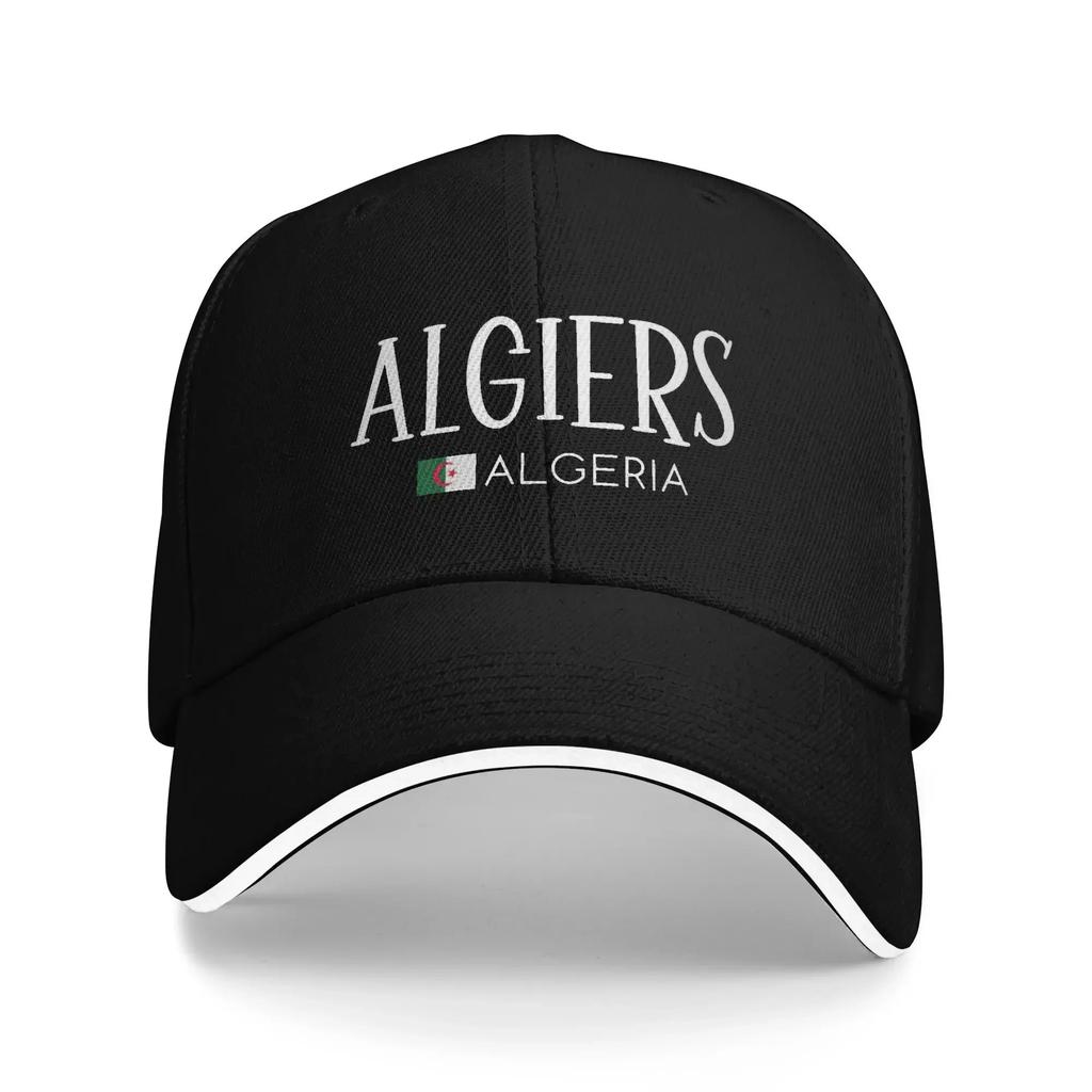 Y2K Algiers Algeria Flag Sport Baseball Caps For Mens High-end Female Beach Dad Hat Snapback Cap