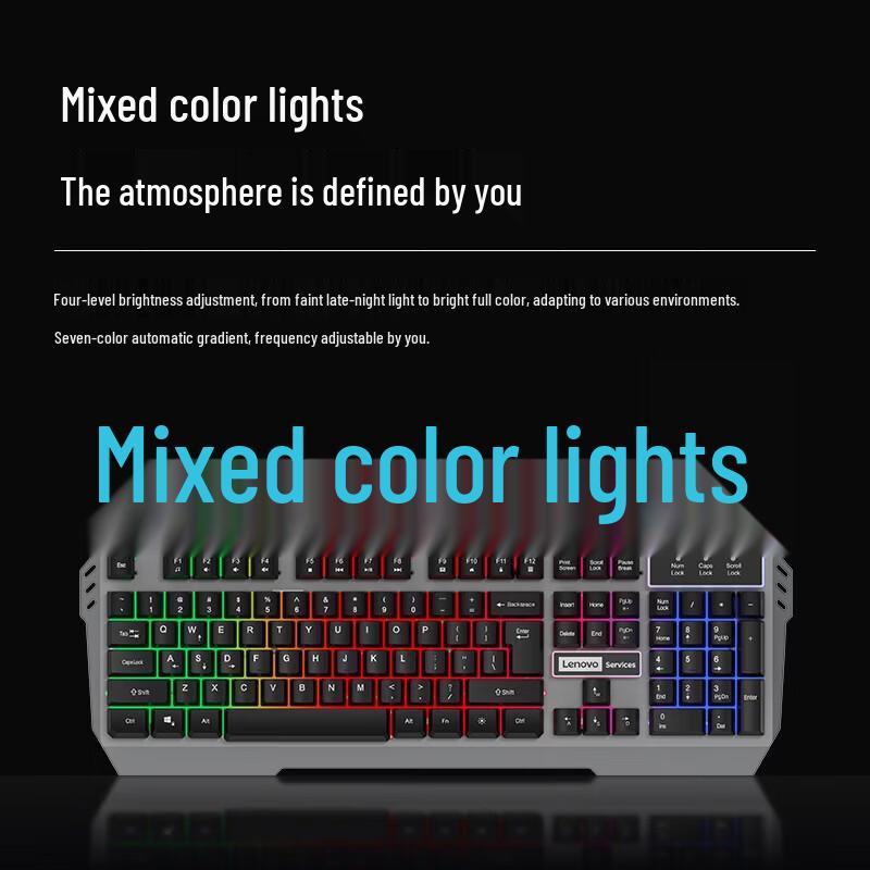 Lenovo PW41 Wired RGB Gaming Keyboard and Mouse Combo