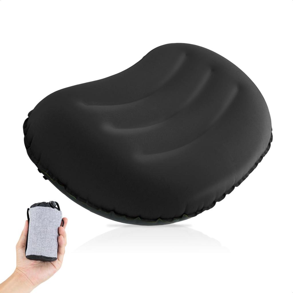 Manten Pillow Sleeping Comfort X Lightweight and Camping Air Outdoor Adjustable Car Storage Bag Boomie [Blissful Compact] Pillow, Pillow, Pillow,