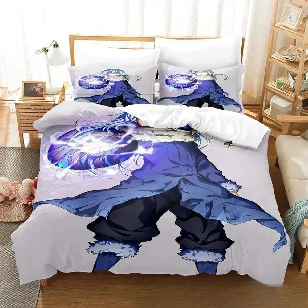 That Time I Got Reincarnated As a Slime Bedding Set Single Twin Full Queen King Size Bed Set Adult Kids 3D Print Anime Cartoon