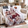 Slam Dunk Anime Basketball Heroes Pattern Flannel Blanket Machine Washable Fleece Blanket For Camping Picnic Home Party Decor New Year Gift