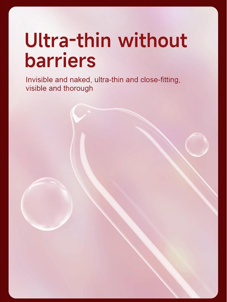 Pack of 10 - Extra Large Ultra-Thin 72mm English Version Condoms 200mm Long, Bulk Discount Available