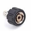 Jet Pipe Nozzle Set Dredge Wash Fitting Pressure Washer Connector M22/14 To 1/4 Inch Quick Release Male Replacement