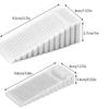 Safety Silicone Door Stopper Wedge Anti-Collision Door Holder for Sliding Swinging Doors and Windproof Security Hardware Home