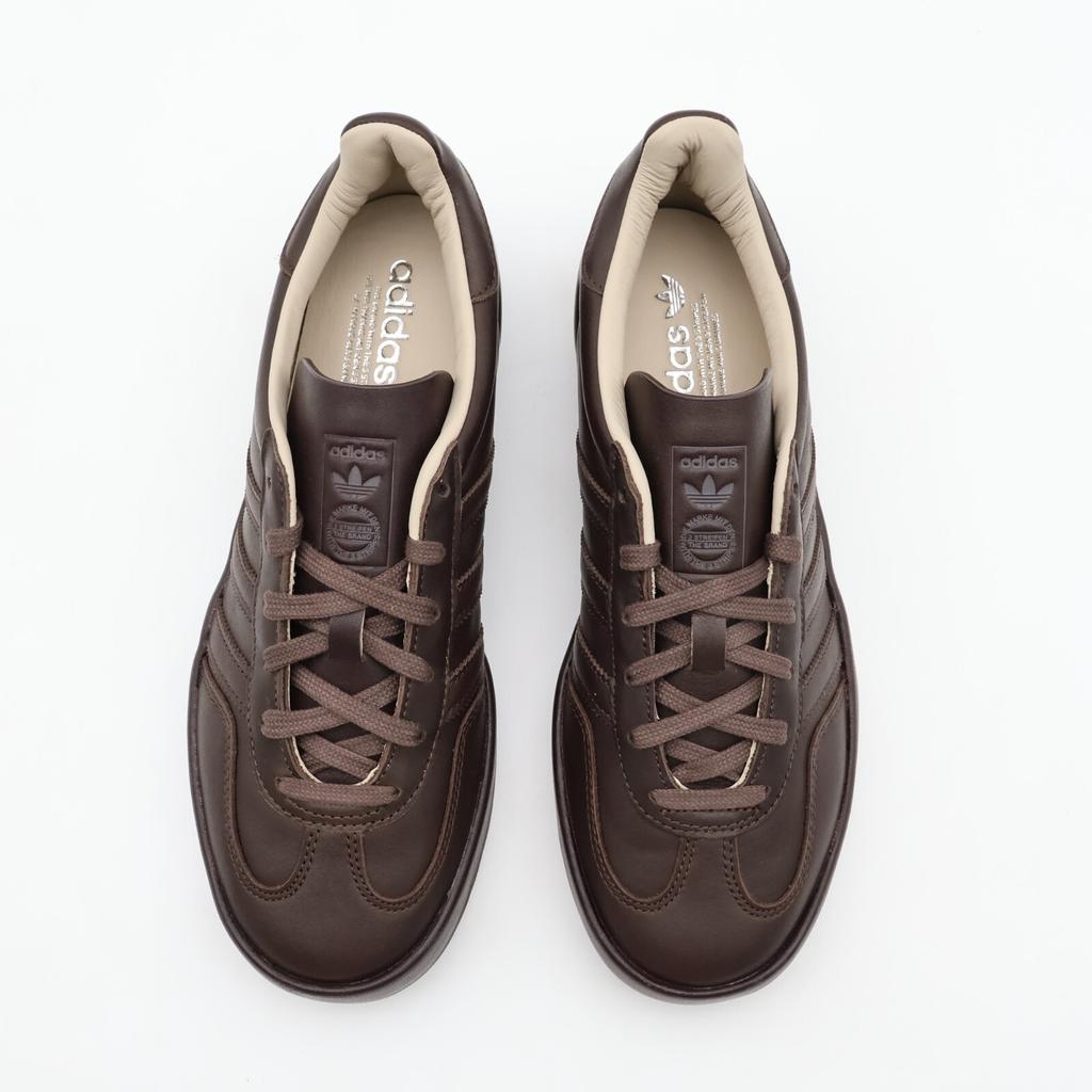 JH5414 Adidas Originals Gazelle Indoor LUX Dark Brown Wonder Beige (Men's)