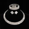 Necklace Bridal Jewelry Set Romantic Rhinestone Jewelry Set Wedding Accessories  Wedding Party